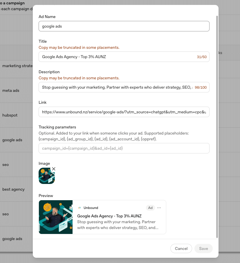 I Spent $500 on OpenAI Ads. Here’s What I Found. - Screenshot 2026 09 24 at 7.56.32 AM open ai ads - creating an ad for chatgpt ads